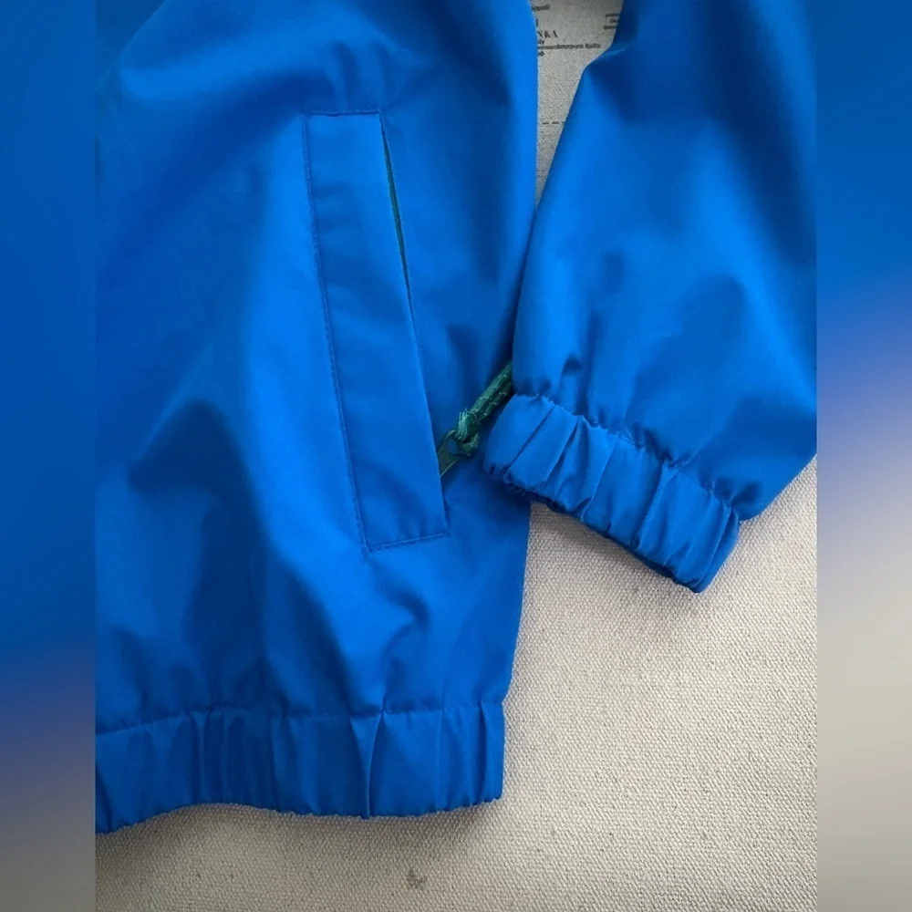 Mini Boden Unisex Hooded Windbreaker Cotton Lined - Zippered Pockets Size 9/10